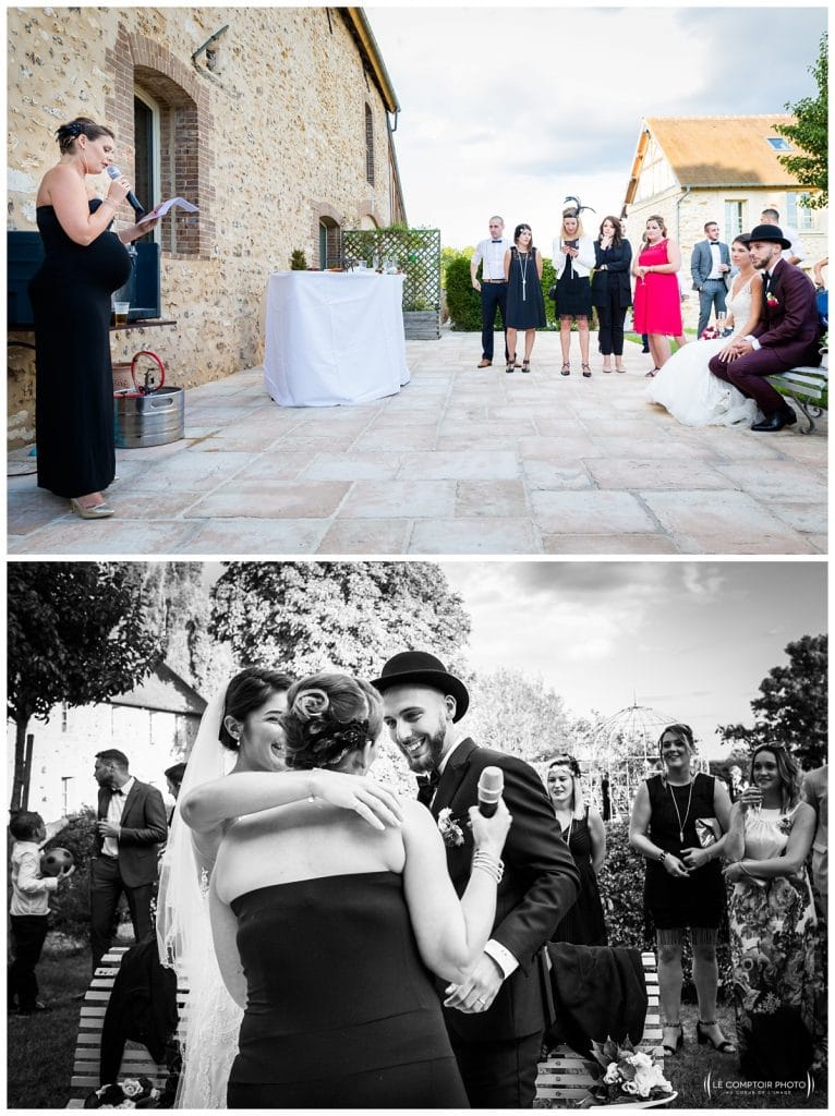 Reportage photo mariage à la Grange des Mollières dans les Yvelines-Photographe mariage Ile-de-France-paris-Oise-Le Comptoir Photo-discours