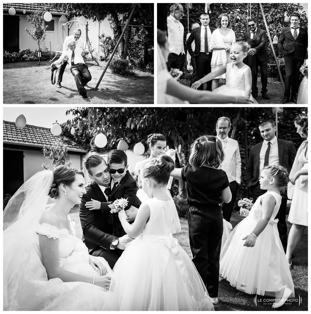 rire et sourire des invités-photographe mariage oise - beauvais